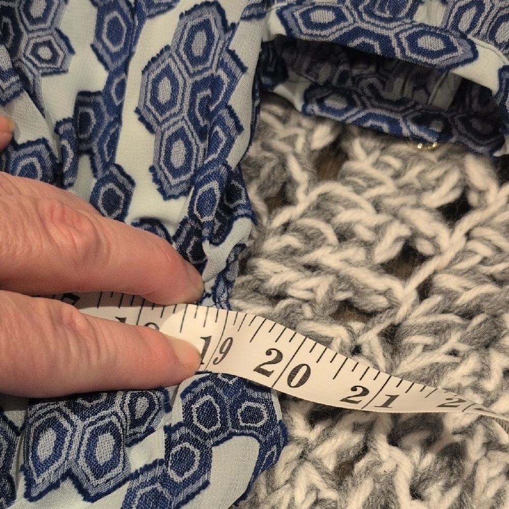 Tommy Hilfiger Blue & Ivory Porcelain Print Dress✨Coastal - Picture 11 of 11